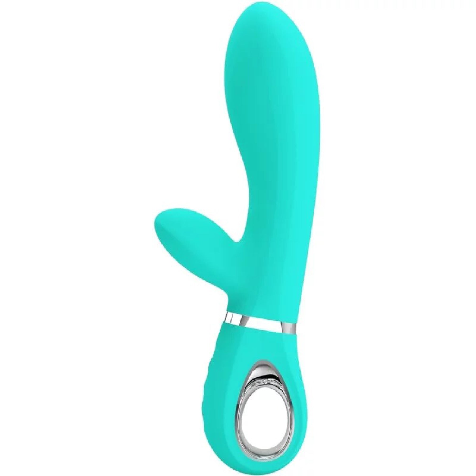 Thomas Super Soft Silicone Rabbit Vibrator -  Turquoise BI-014621-4