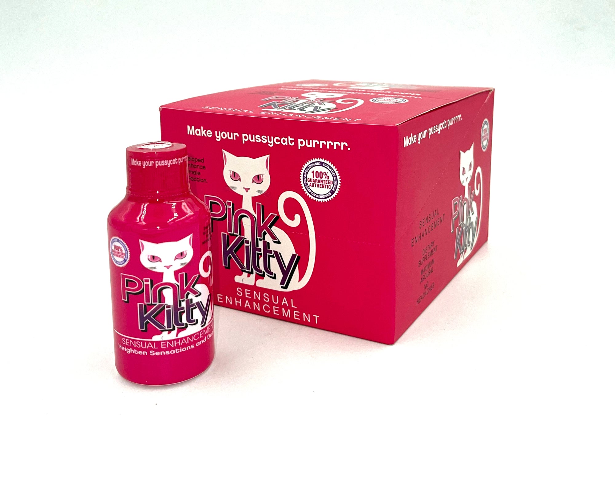 Pink Kitty Liquid Bottle - 12 Per Display CG-PKLIQ