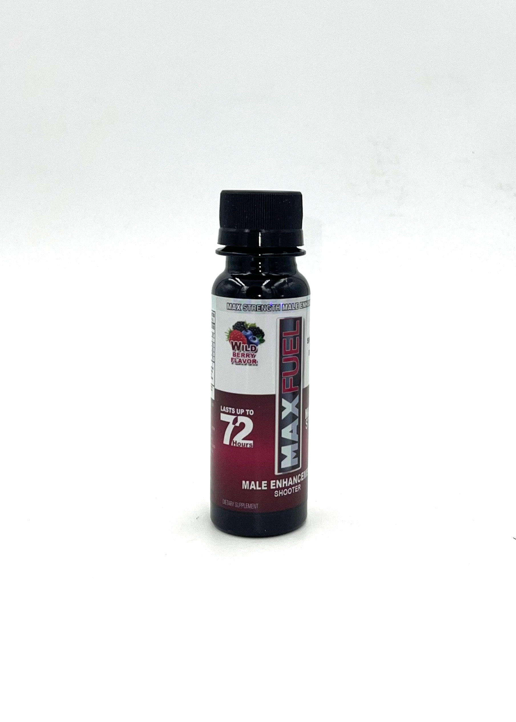 Maxfuel Male Enhancement Shooter Display of 12 - Wild Berry TS-MFWBERRY