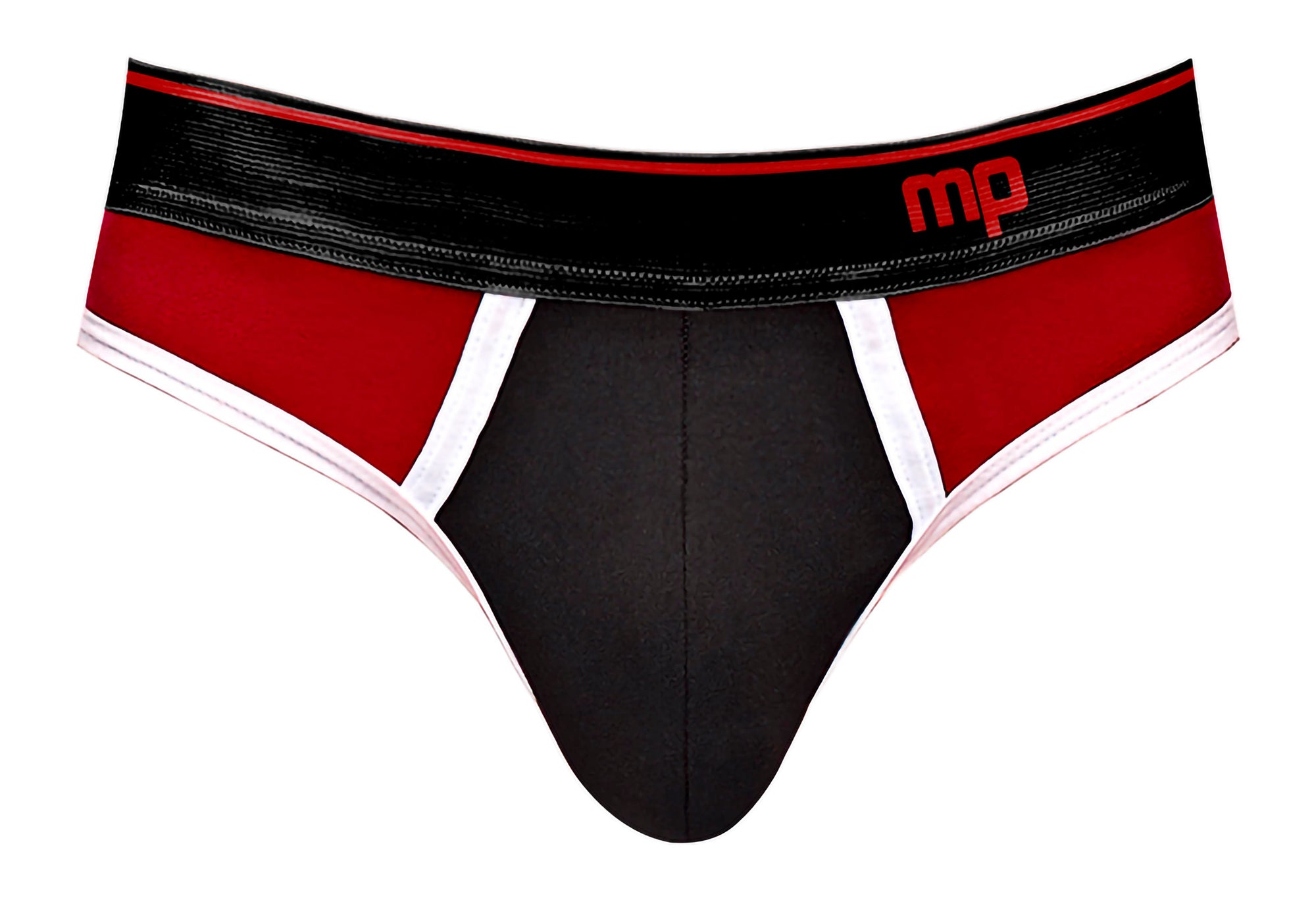 Retro Sport Panel Thong - L/ XL  - Red/ Black MP-414265BRLX