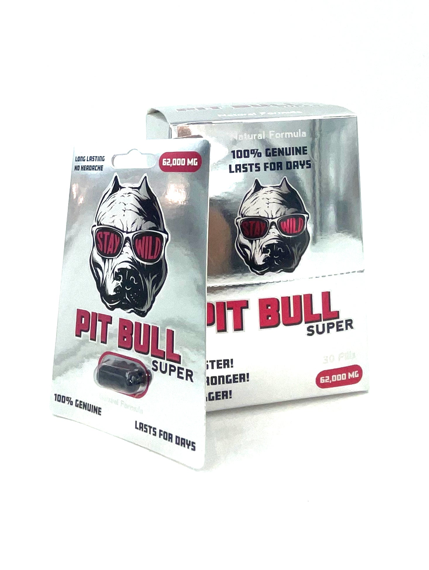 Pit Bull 30 Pill Box Display OMS802-B