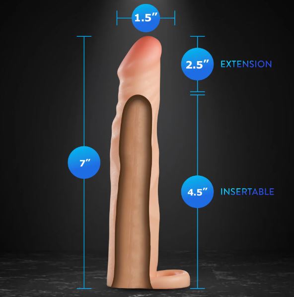 ✨ PERFORMANCE PLUS 2.5IN SILICONE PENIS XTENDER BEIGE – Designed for ultimate pleasure with premium quality and irresistible sensations. Elevate your intimate moments! 💖