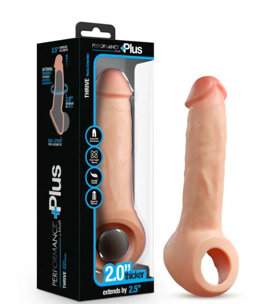 ✨ PERFORMANCE PLUS THRIVE 2.5IN SILICONE PENIS XTENDER BEIGE – Designed for ultimate pleasure with premium quality and irresistible sensations. Elevate your intimate moments! 💖