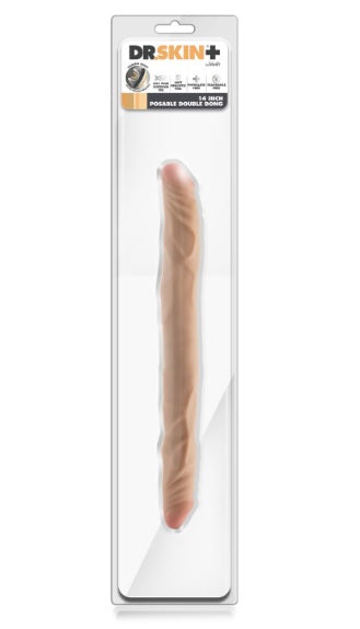 ✨ DR SKIN PLUS - 14 POSABLE DOUBLE DONG - BEIGE " – Designed for ultimate pleasure with premium quality and irresistible sensations. Elevate your intimate moments! 💖