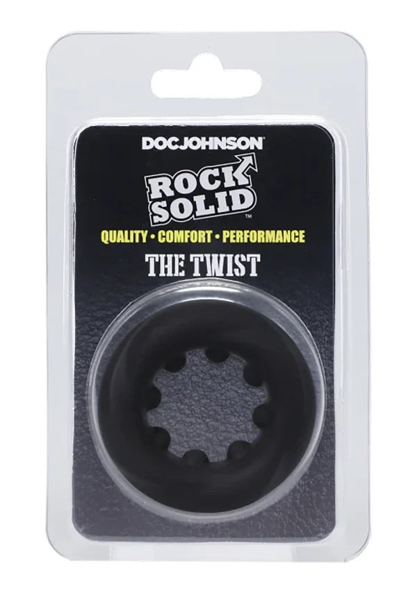 ✨ ROCK SOLID TWIST BLACK  – Designed for ultimate pleasure with premium quality and irresistible sensations. Elevate your intimate moments! 💖