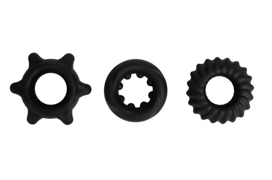 ✨ LIQUID SILICONE COCK RING SET OF3 – Designed for ultimate pleasure with premium quality and irresistible sensations. Elevate your intimate moments! 💖