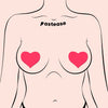 Pastease Love Glow In The Dark Neon Pink Hearts