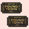 Pastease Pound Town One-way Tickets Gold Glitter