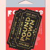 Pastease Pound Town One-way Tickets Gold Glitter