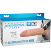 Fantasy X-tensions Elite 6in Silicone Hollow Strap-on Dual Density - Light