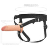 Fantasy X-tensions Elite 6in Silicone Hollow Strap-on Dual Density - Light