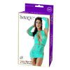 Lacy Mini Dress & Arm Warmer Green