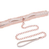 Peaches N Creame Fur Collar & Leash