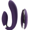 Jeni C-shaped Dual Motor Vibe With Remote - Purple