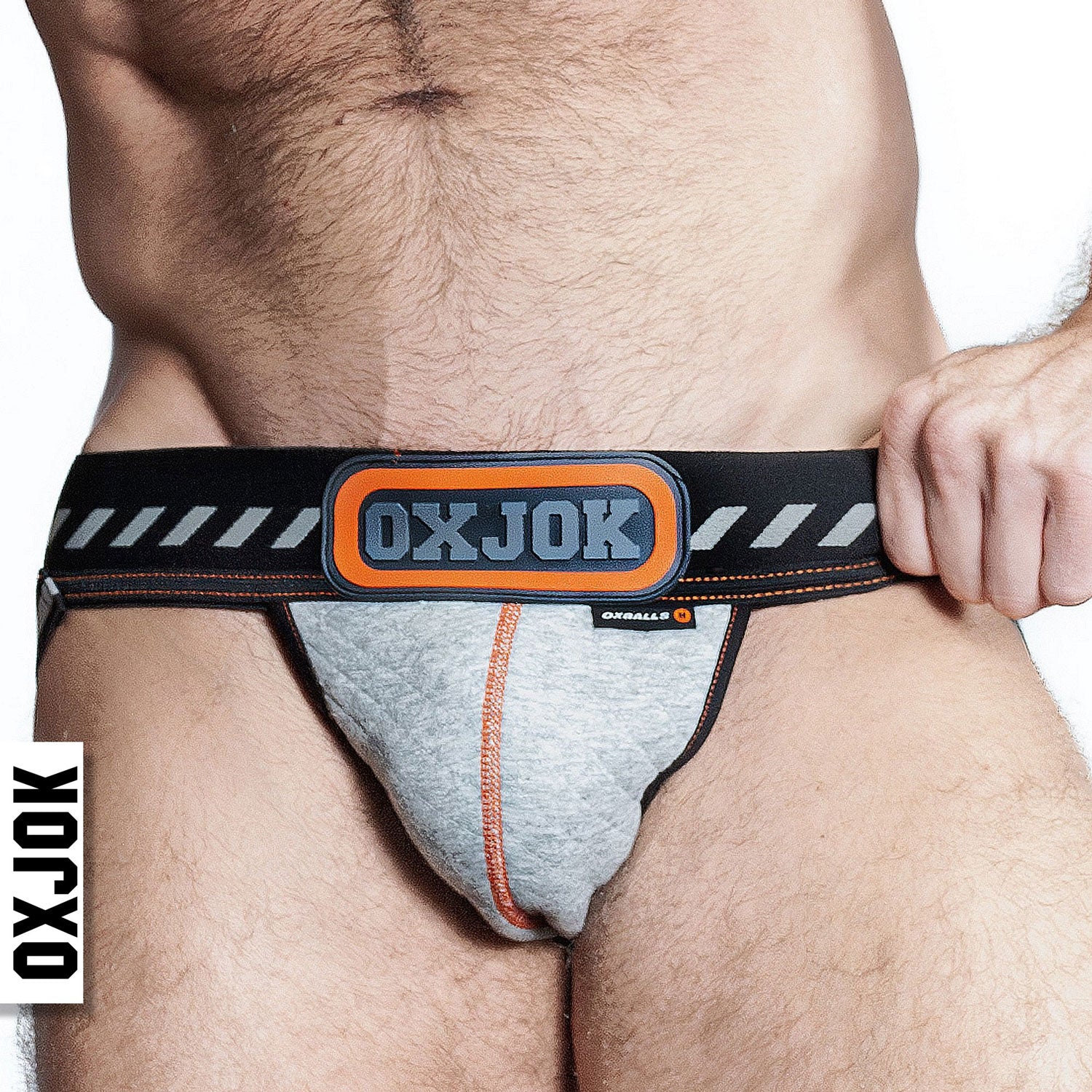 Packer Industrial Quilted Cargo Strapjock  Mist Heather Xl OX-JOK-1005-GRY-XL